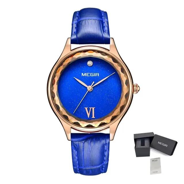 MEGIR Fashion Watch for Women Luxury Leather Casual Simple Quartz Wristwatch Waterproof Ladies Dress Clock Relogio Feminino 4208 by MEGIR WATCH GROUP