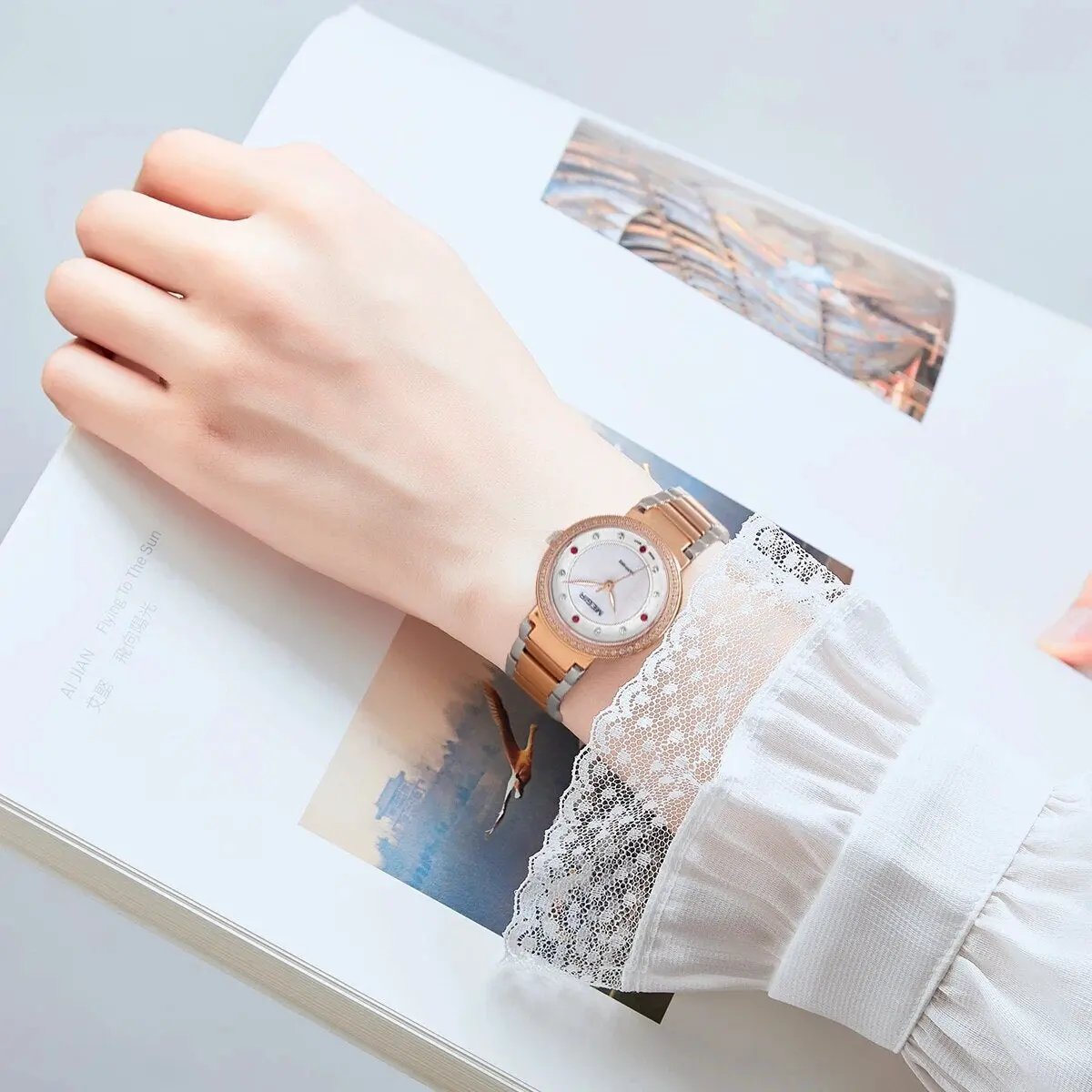 MEGIR Fashion Stainless Steel Women Bracelet Quartz Watches Elegant Business Ladies Clock Female Sport Wristwatch Reloj Mujer 4164 by MEGIR WATCH GROUP