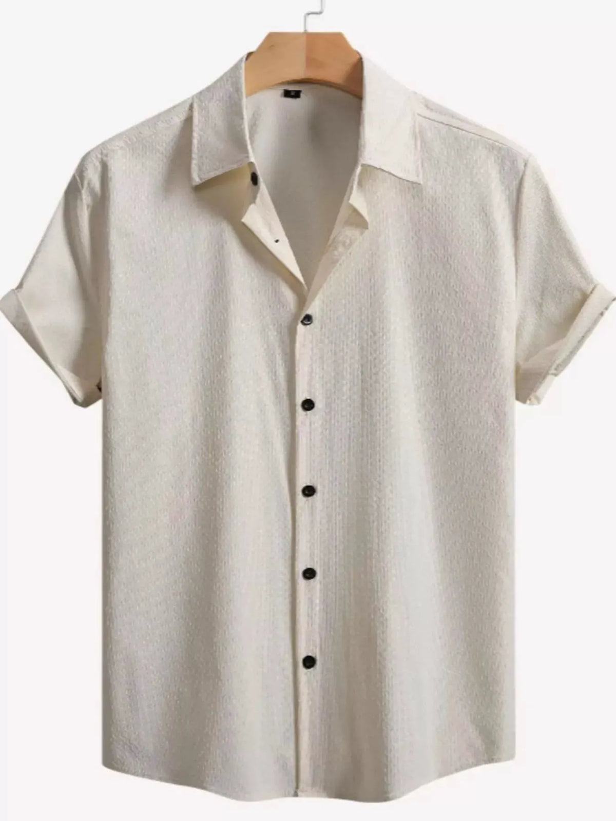 Men's Full Size Short-Sleeve Casual Shirt Plus Size by Trendsi