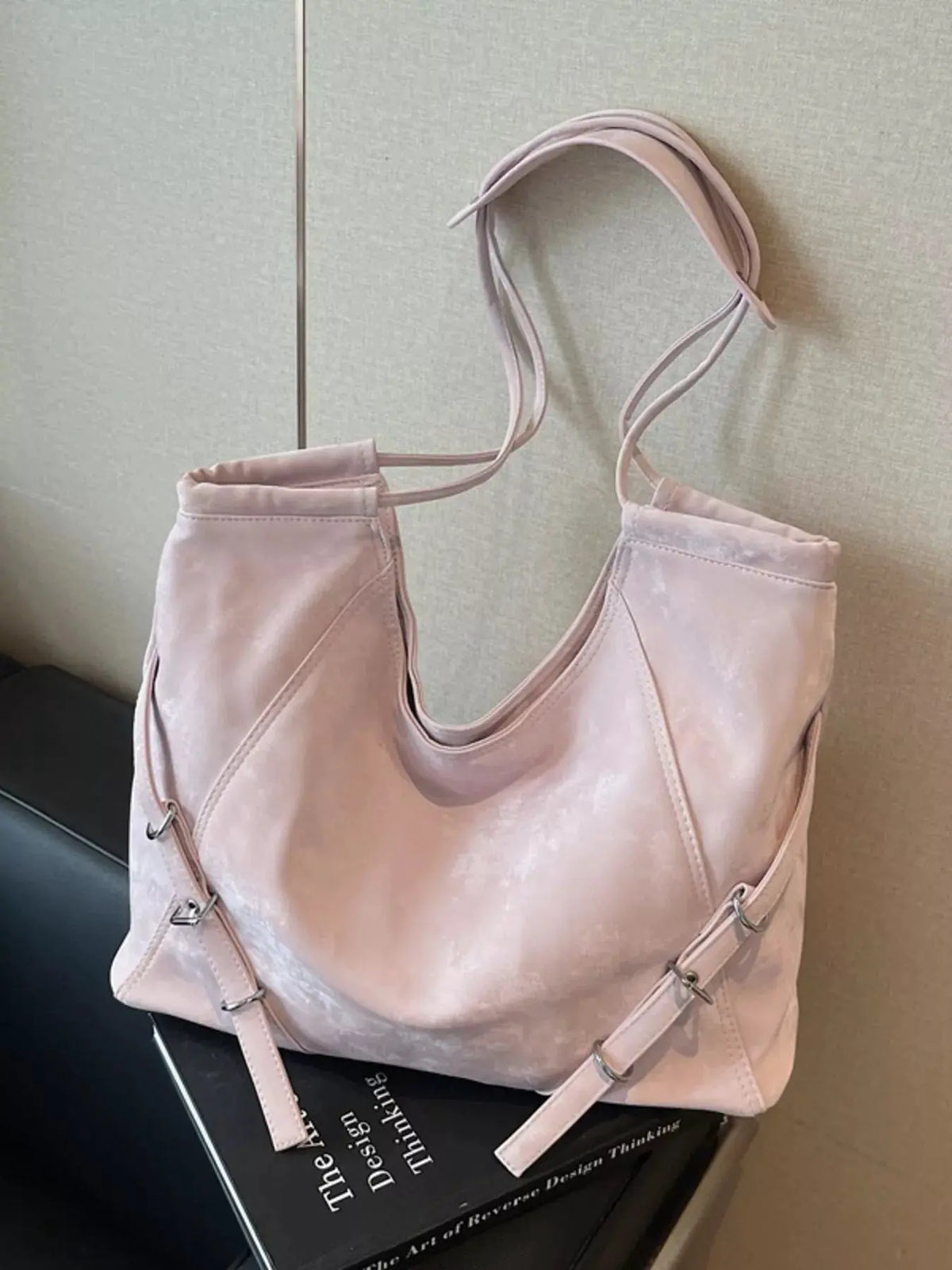 Faux Leather Tote Bag by Partner Label