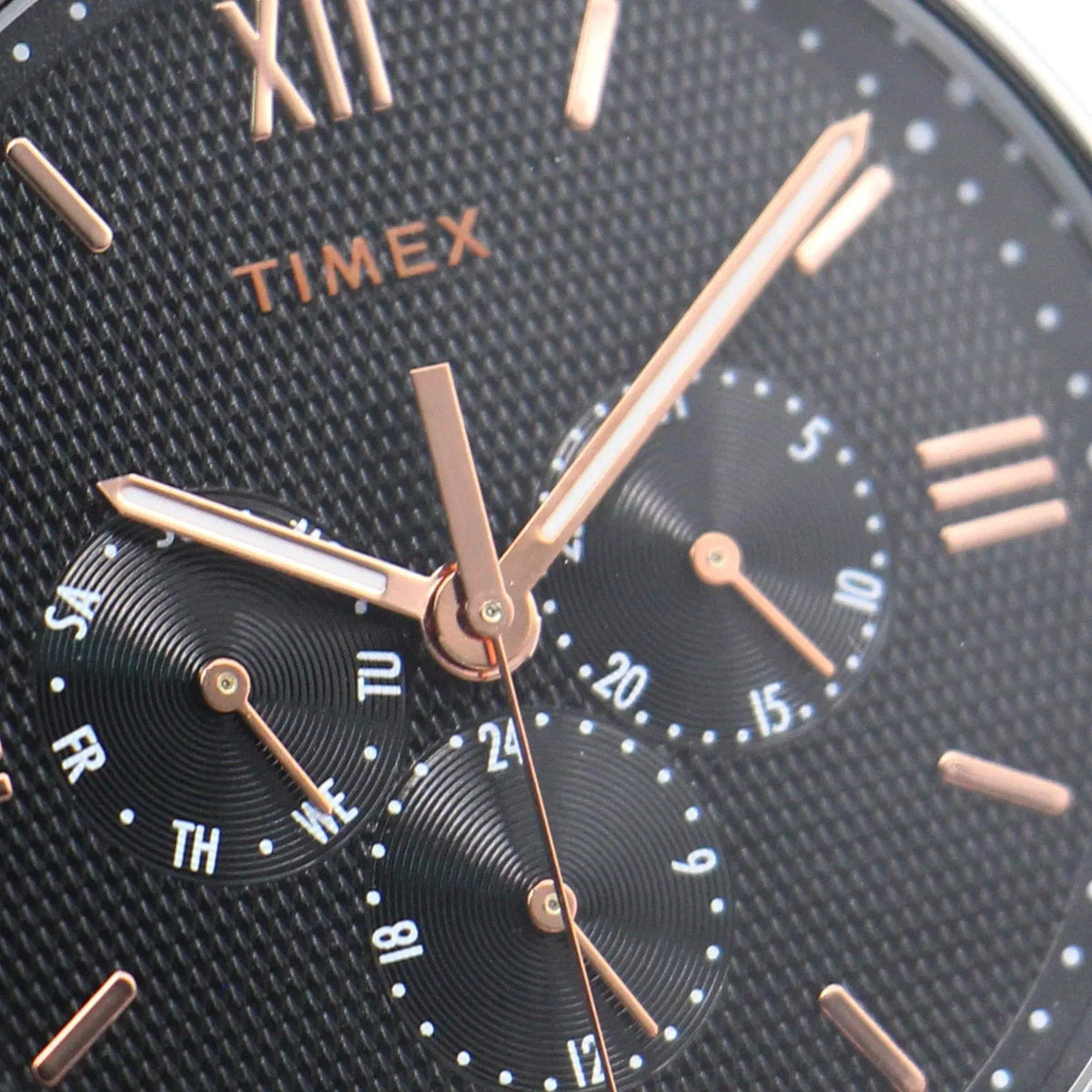 Timex Men's Brown Leather Watch, Black Dial | Tw2t35000 by TIMEX
