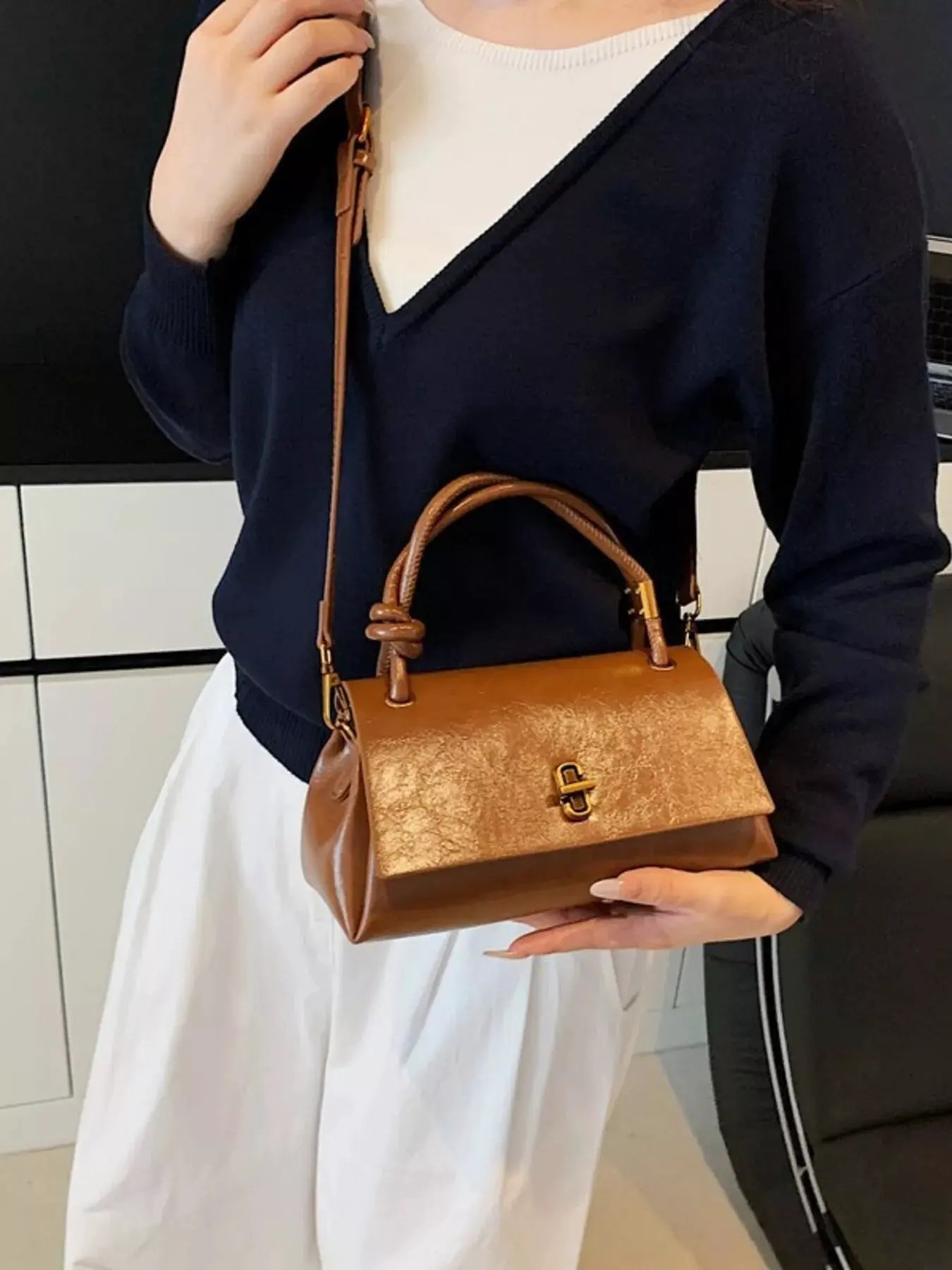 Top Handle Crossbody Bag by Partner Label
