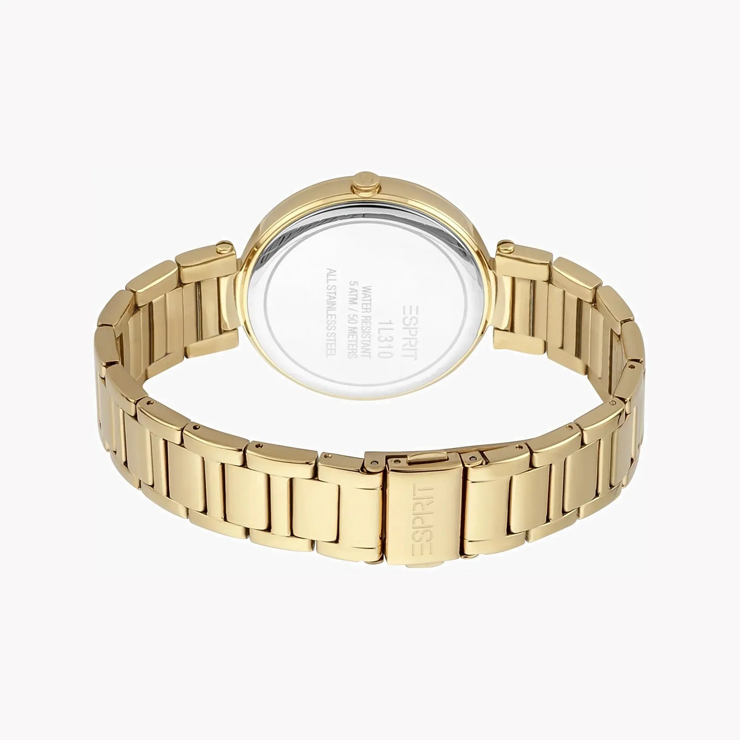 Esprit Women's Gold Stainless Steel Watch, Black Dial | Es1l179m0045 by ESPRIT