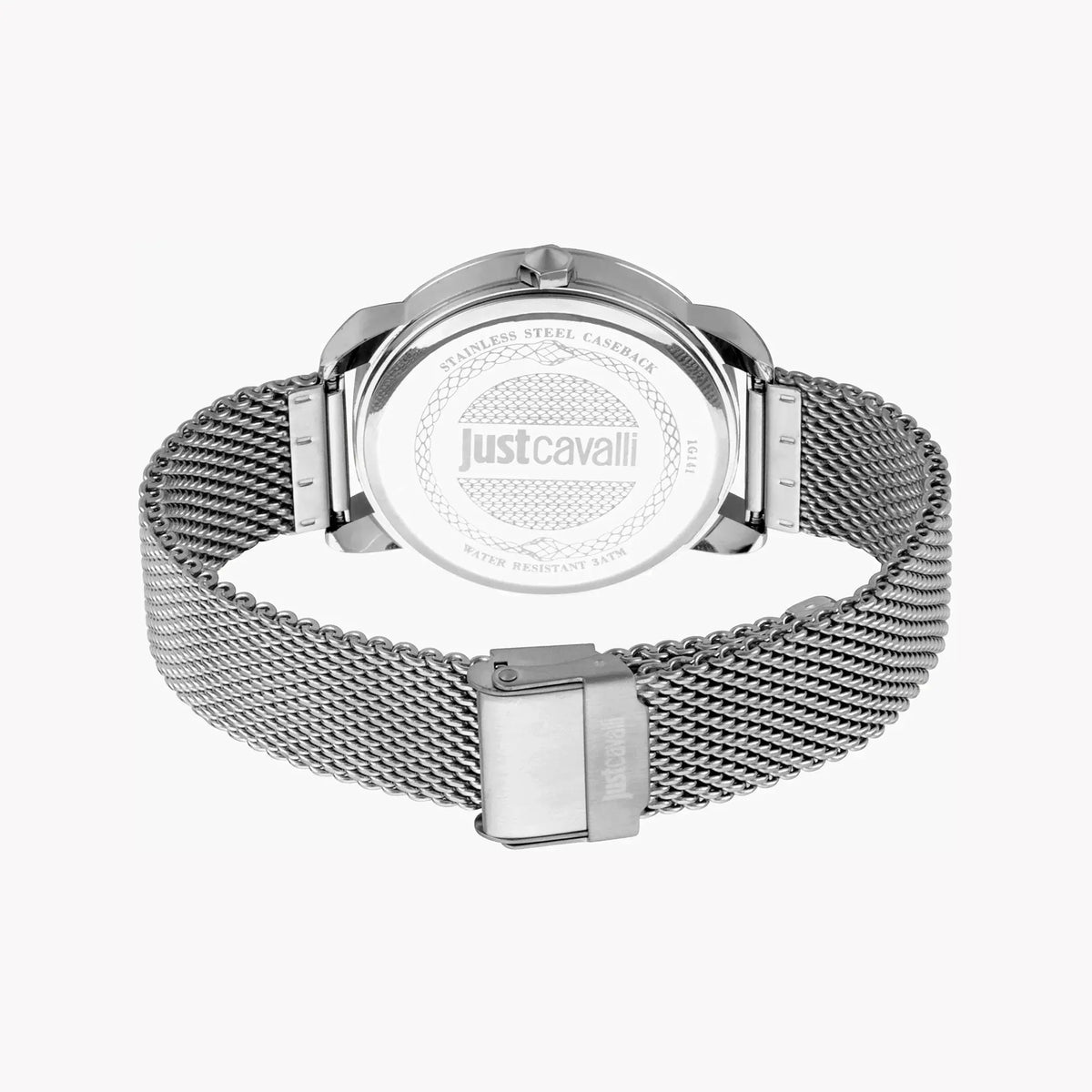 Just Cavalli Men's Silver Stainless Steel Watch, Silver Dial | Jc1g141m0055 by JUST CAVALLI