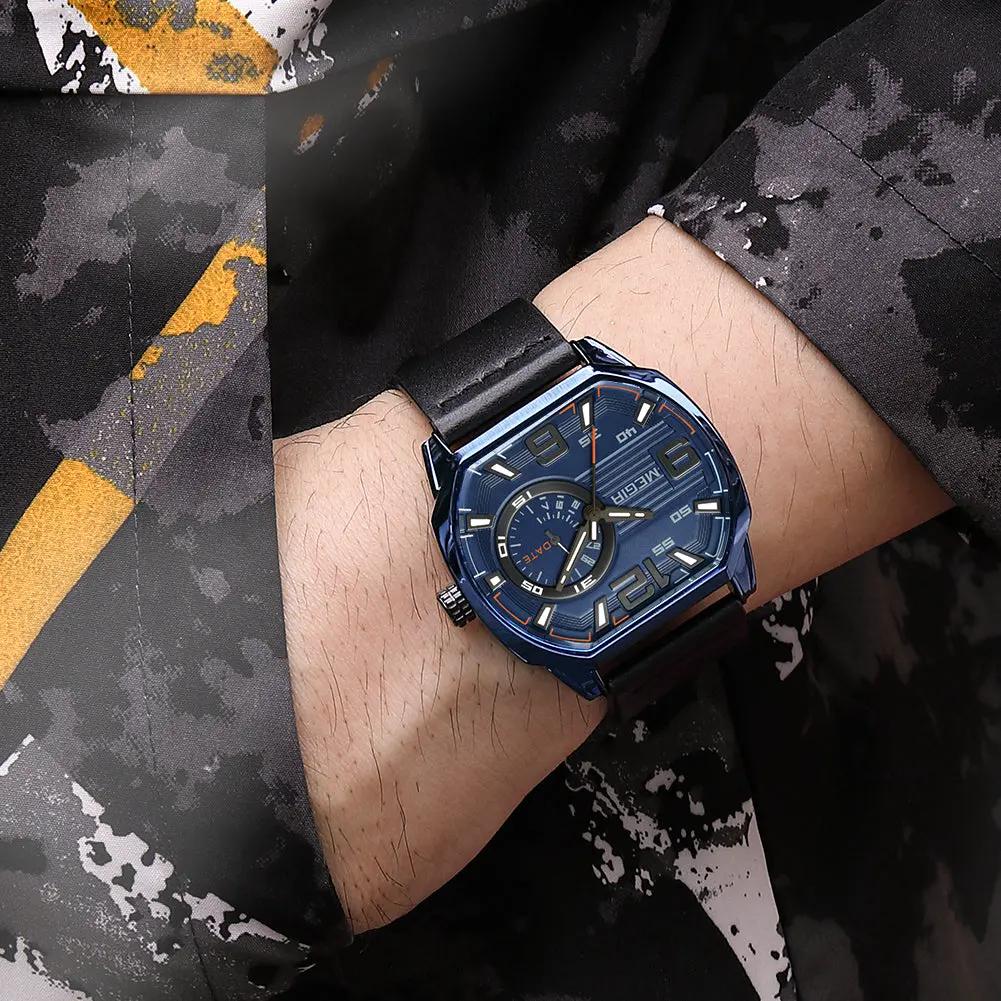 MEGIR Fashion Mens Watches Top Luxury Sport Military Watch Calendar Luminous Quartz Casual Man Wristwatch Clock Montre Homme 2201 by MEGIR WATCH GROUP
