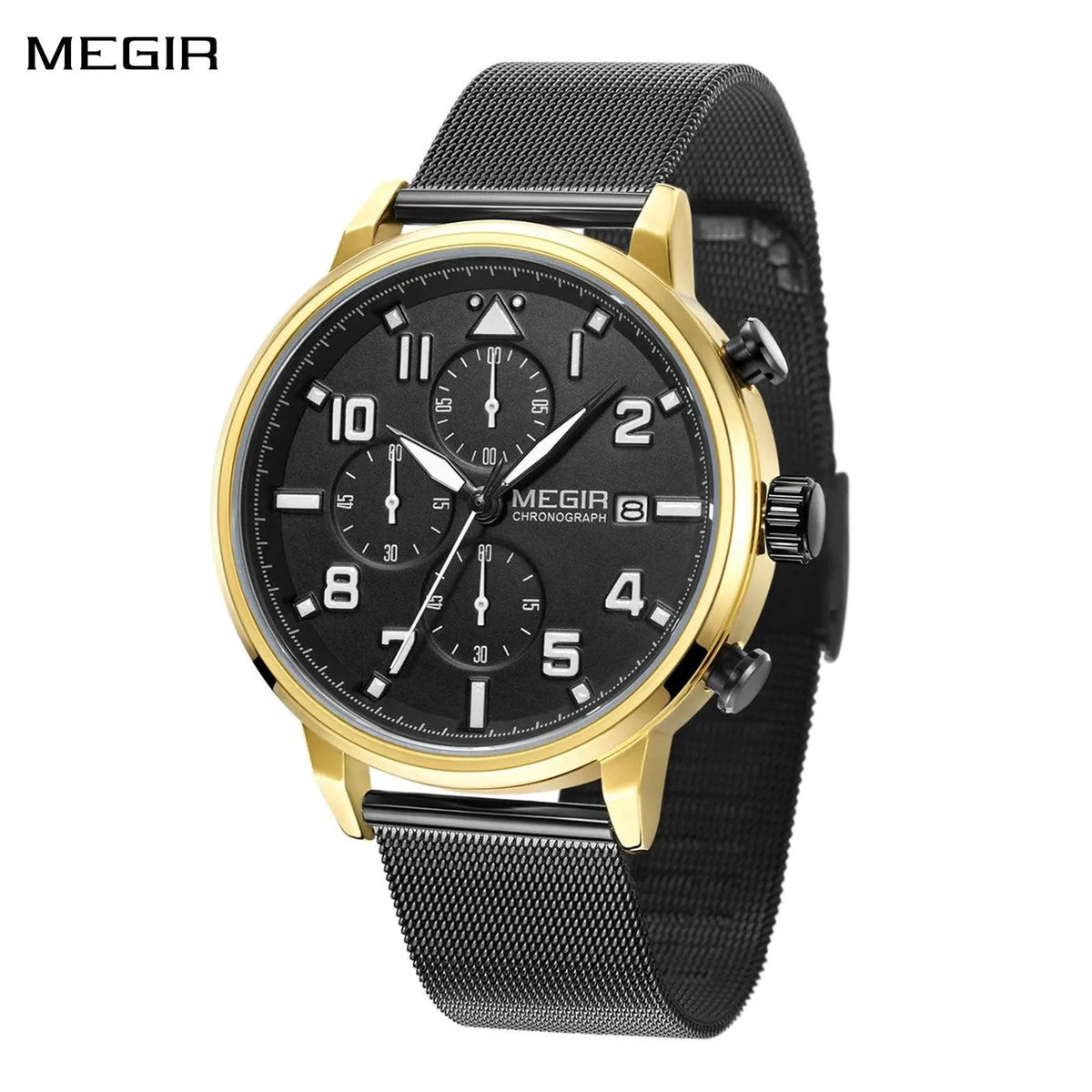 MEGIR Luxury Watches for Mens Casual Business Quartz Wrist Watch Calendar Date Man Clock Chronograph Relogio Masculino 2157 by MEGIR WATCH GROUP