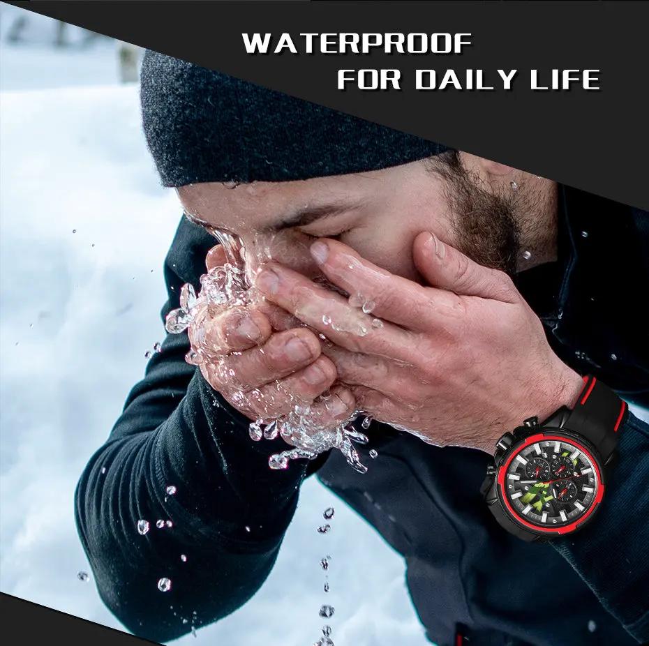 MEGIR New Sport Watch for Luxury Silicone Quartz Casual Wristwatch Waterproof Military Wrist Watch Man Clock Reloj Hombre 2133 by MEGIR WATCH GROUP