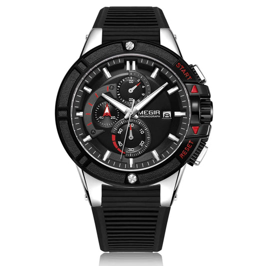 MEGIR Quartz Watches for Men Luxury Sport Military Wristwatches Waterproof Man Clock Date Chronograph Relogio Masculino 2095 by MEGIR WATCH GROUP