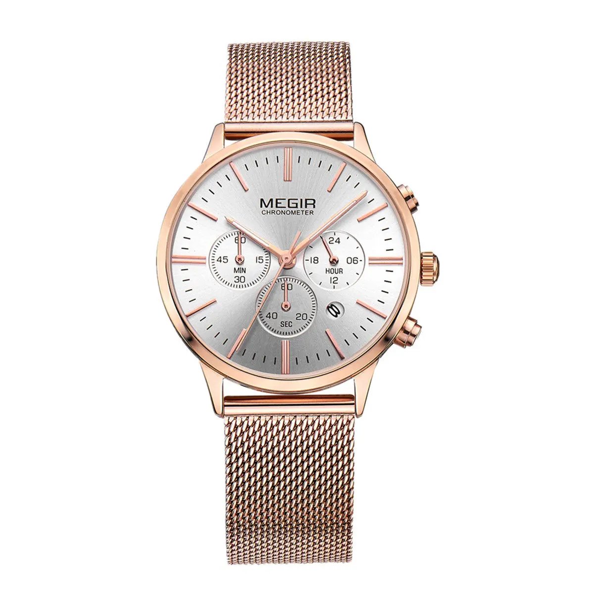 MEGIR Luxury Women Watches Chronograph Waterproof Quartz Ladies Sport Casual Wristwatch Female Dress Clock 24-hour Relogio Feminino 2011 by MEGIR WATCH GROUP