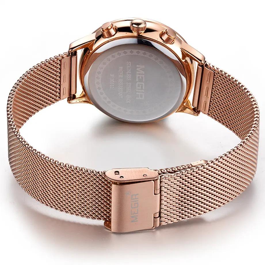 MEGIR Luxury Women Watches Chronograph Waterproof Quartz Ladies Sport Casual Wristwatch Female Dress Clock 24-hour Relogio Feminino 2011 by MEGIR WATCH GROUP