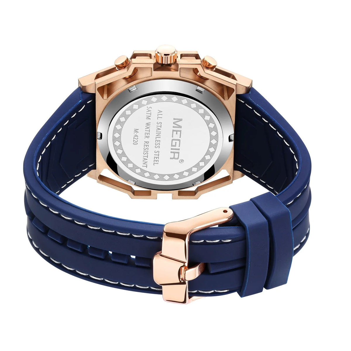 MEGIR Men's Watches Waterproof Sports Wristwatches Quartz Military Chronograph Luminous Male Clock Calendar Relogio Masculino 4220 by MEGIR WATCH GROUP
