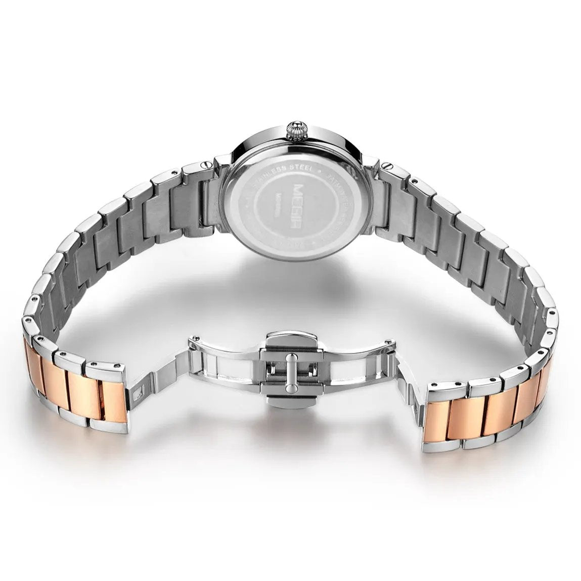 MEGIR Fashion Stainless Steel Women Bracelet Quartz Watches Elegant Business Ladies Clock Female Sport Wristwatch Reloj Mujer 4164 by MEGIR WATCH GROUP