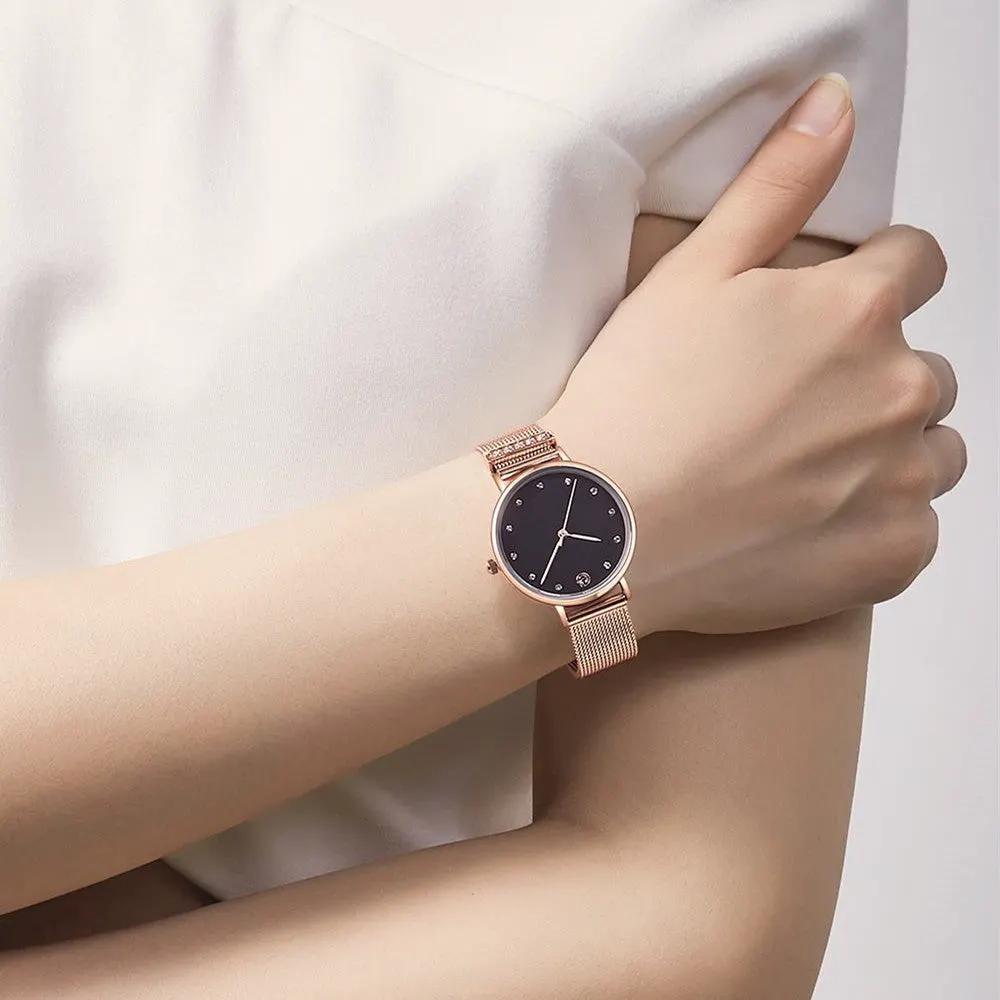 MEGIR Fashion Women Watches Top Brand Luxury Ladies Dress Clock Steel Bracelet Clock Female Quartz Wristwatch Relogio Feminino 7022 by MEGIR WATCH GROUP