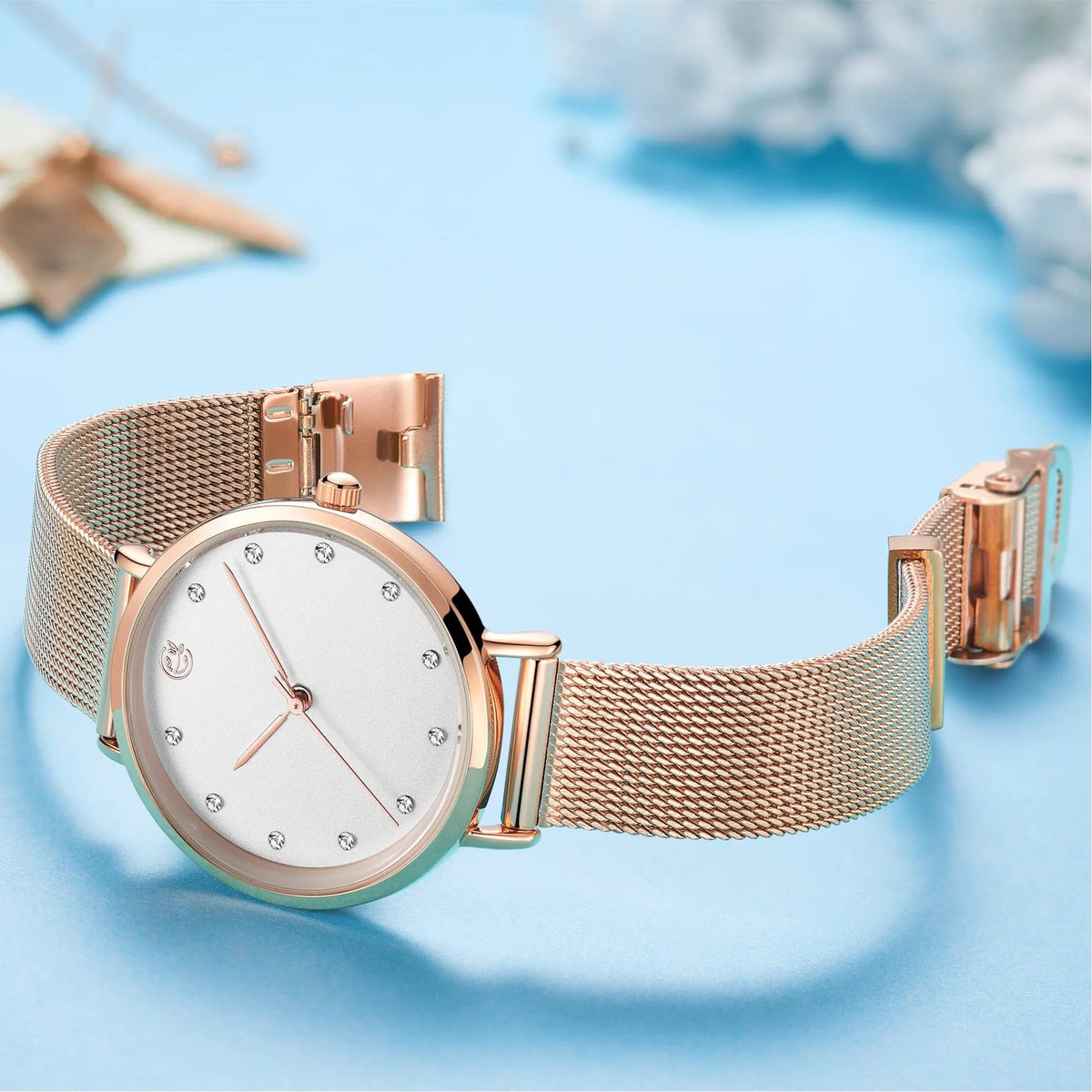 MEGIR Fashion Women Watches Top Brand Luxury Ladies Dress Clock Steel Bracelet Clock Female Quartz Wristwatch Relogio Feminino 7022 by MEGIR WATCH GROUP