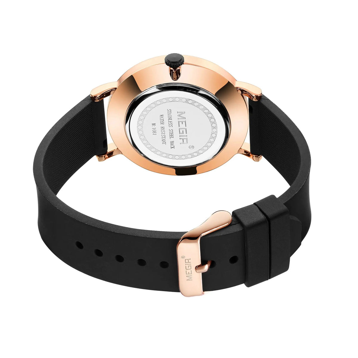 MEGIR Luxury Big Dial Mens Watch Fashion Quartz Casual Sport Wristwatch for Men Waterproof Week Date Display Clock Reloj Hombre 1081 by MEGIR WATCH GROUP