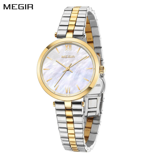 MEGIR Ladies Bracelet Watches Fashion Luxury Women's Casual Wrist Watch Steel Quartz Watch Dress Female Clock Reloj Mujer 85112 by MEGIR WATCH GROUP