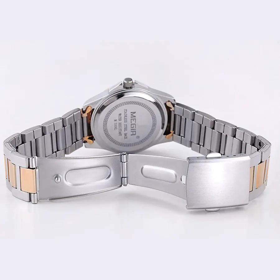 MEGIR Luxury Women Bracelet Watches Top Brand Fashion Ladies Quartz Watch Waterproof Elegant Female Wristwatch Dress Clock 5006L by MEGIR WATCH GROUP