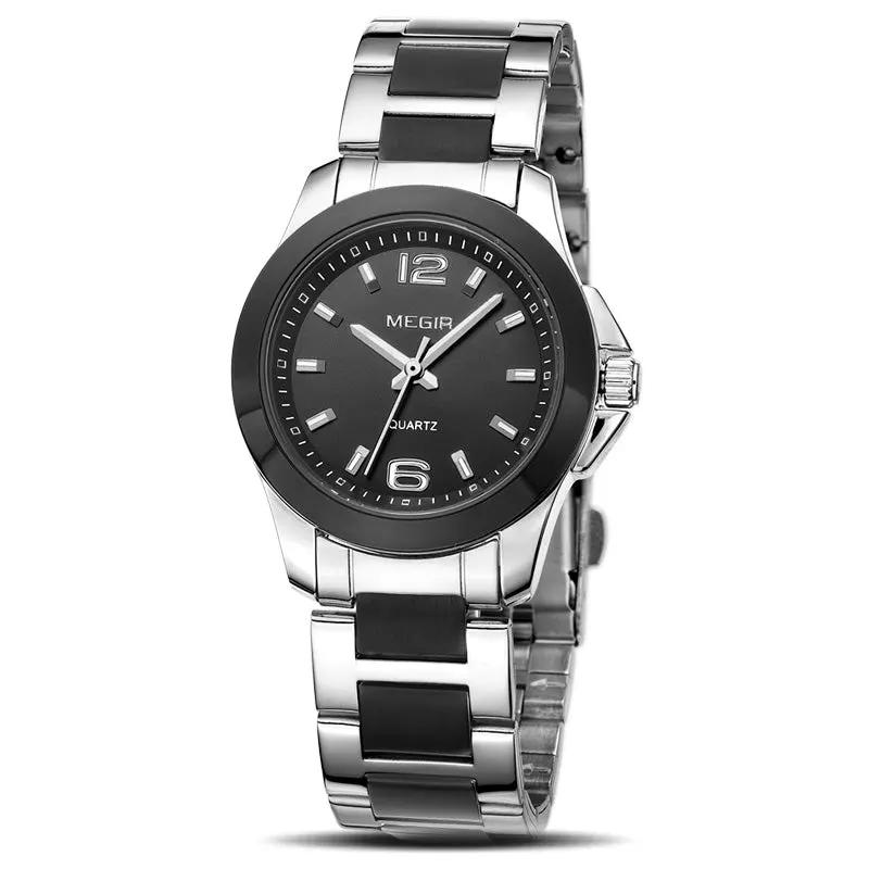 MEGIR Luxury Women Bracelet Watches Top Brand Fashion Ladies Quartz Watch Waterproof Elegant Female Wristwatch Dress Clock 5006L by MEGIR WATCH GROUP