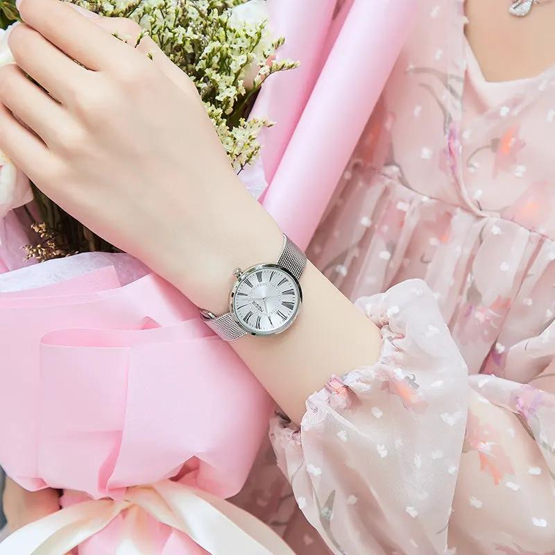 MEGIR Luxury Women Watches Fashion Quartz Watch Ladies Clock Stainless Steel Waterproof Female Watch Relogio Feminino 7014 by MEGIR WATCH GROUP