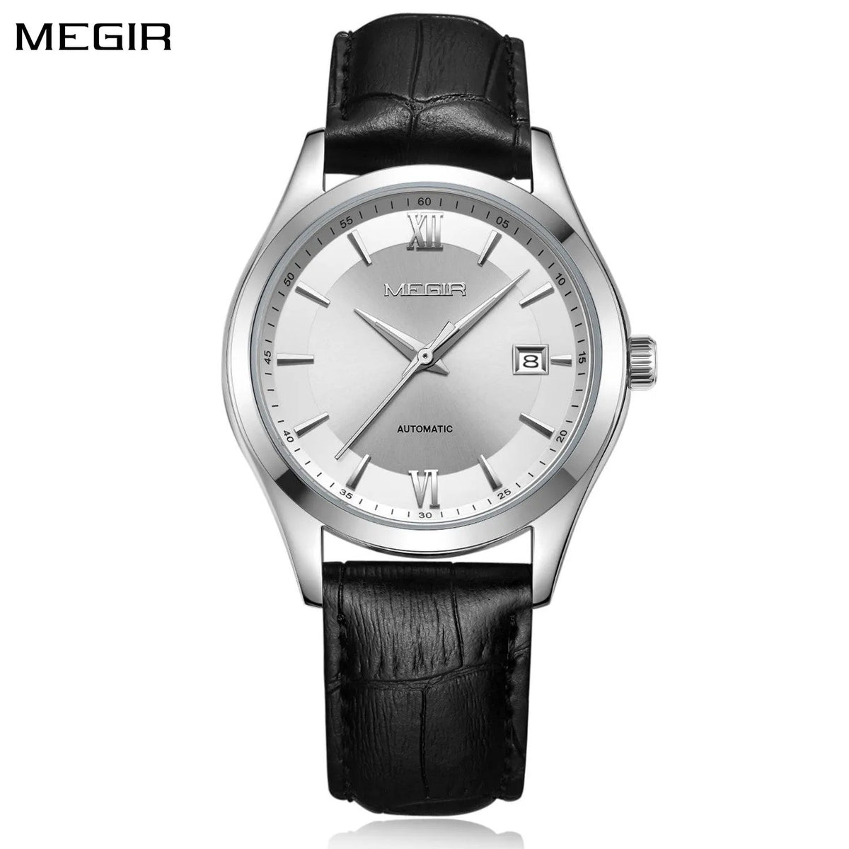 MEGIR Original Brand Men's Watches Automatic Mechanical Watch 5Bar Waterproof Leather Luxury Wristwatch Clock Relogio Masculino 62063 by MEGIR WATCH GROUP