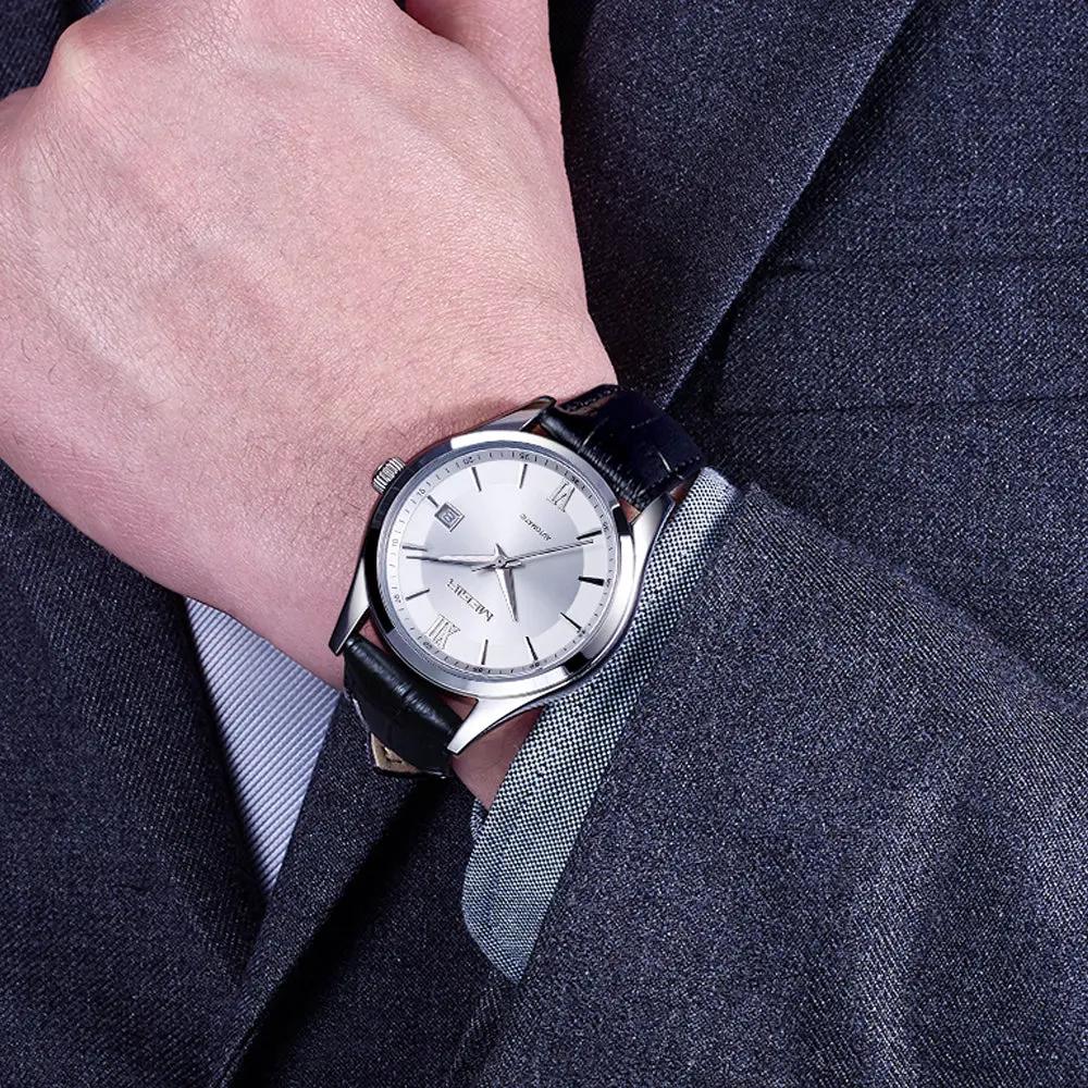 MEGIR Original Brand Men's Watches Automatic Mechanical Watch 5Bar Waterproof Leather Luxury Wristwatch Clock Relogio Masculino 62063 by MEGIR WATCH GROUP