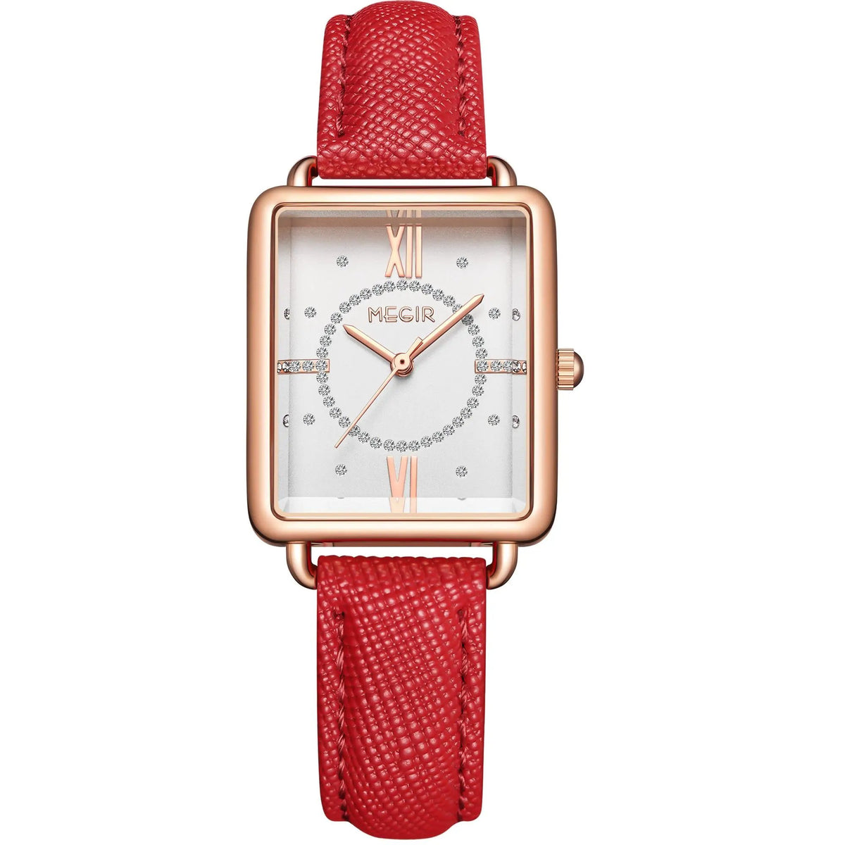 MEGIR Women Watch Luxury Fashion Leather Strap Ladies Quartz Wristwatch Casual Sport Wrist Watches Dress Clock Relogio Feminino 7027 by MEGIR WATCH GROUP