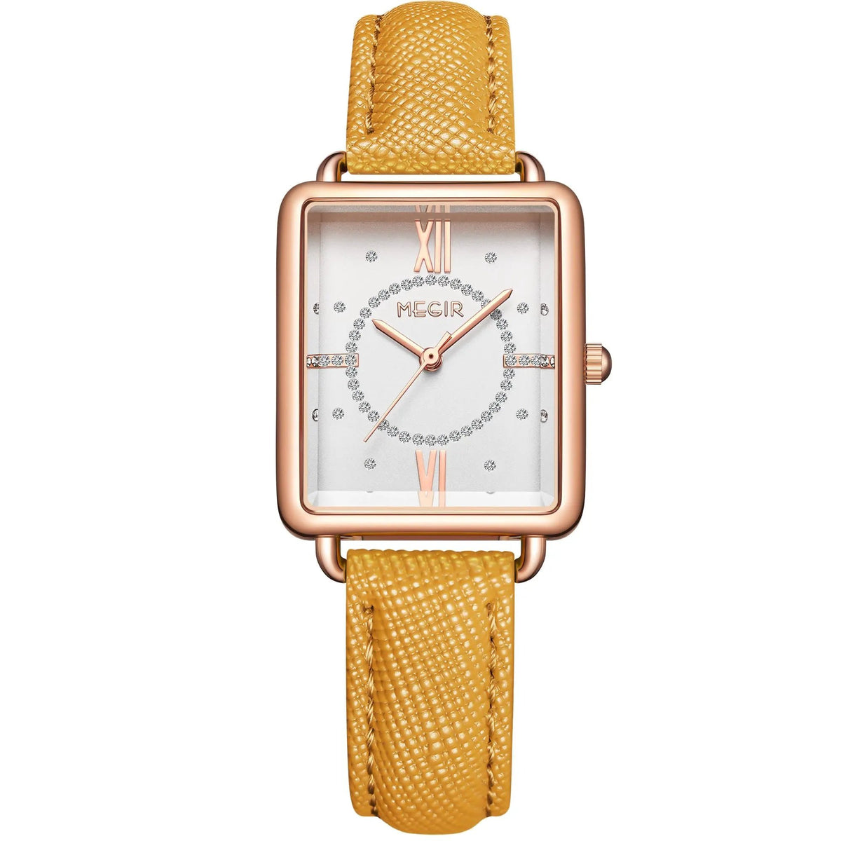 MEGIR Women Watch Luxury Fashion Leather Strap Ladies Quartz Wristwatch Casual Sport Wrist Watches Dress Clock Relogio Feminino 7027 by MEGIR WATCH GROUP