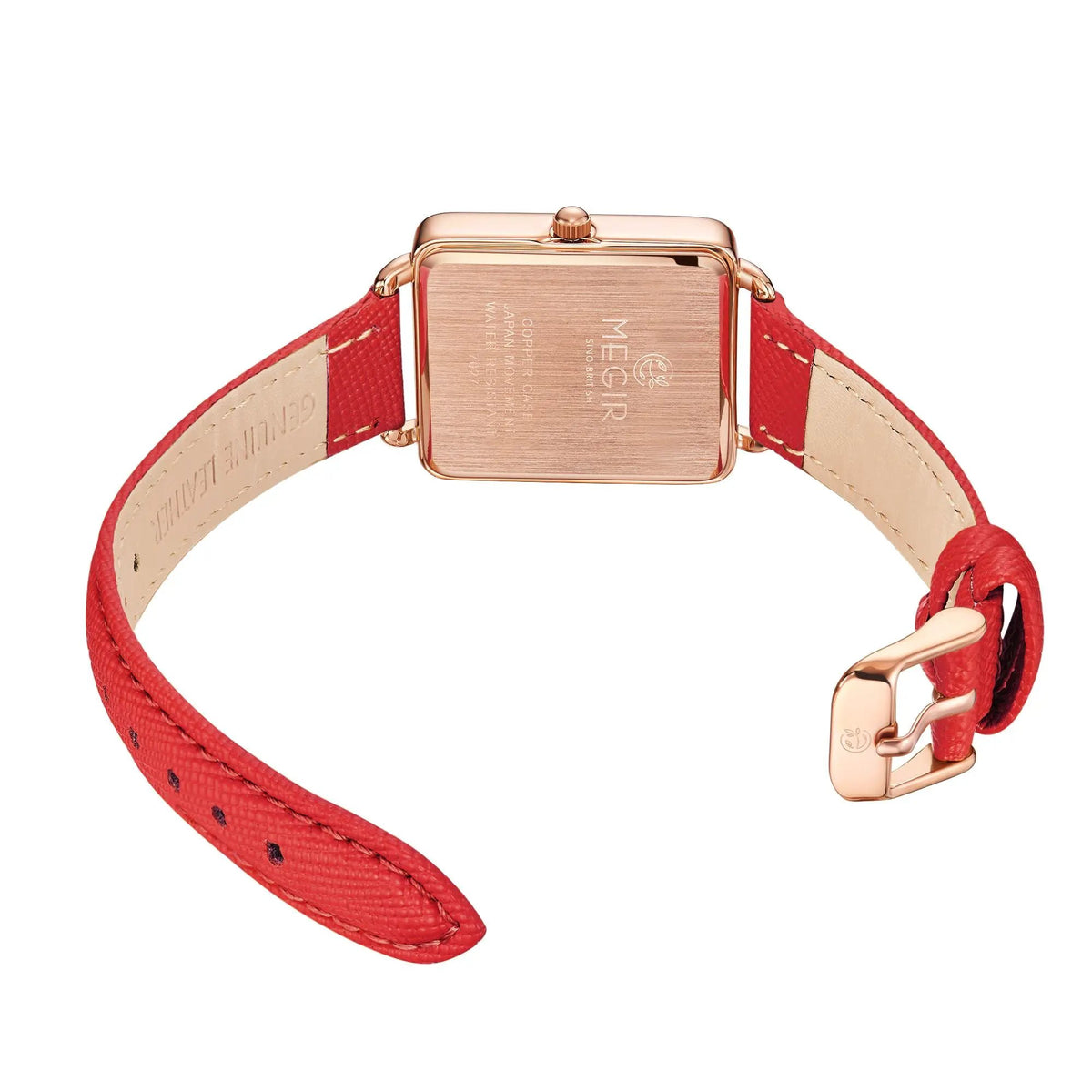 MEGIR Women Watch Luxury Fashion Leather Strap Ladies Quartz Wristwatch Casual Sport Wrist Watches Dress Clock Relogio Feminino 7027 by MEGIR WATCH GROUP