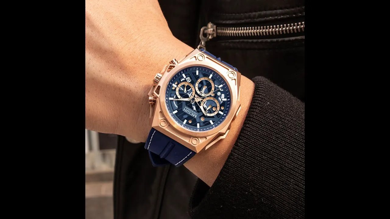 MEGIR Men's Watches Waterproof Sports Wristwatches Quartz Military Chronograph Luminous Male Clock Calendar Relogio Masculino 4220 by MEGIR WATCH GROUP