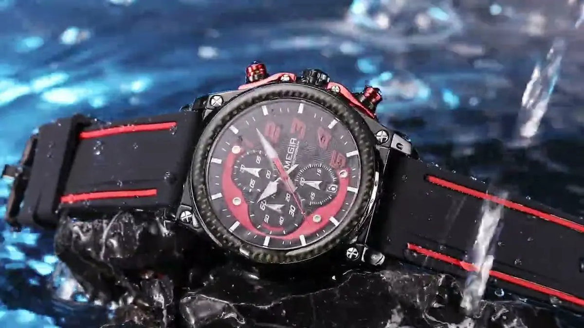 MEGIR Chronograph Sports Watch Men Silicone Military Watches Waterproof Date Clock Fashion Quartz Wristwatches Reloj Hombre 2051 by MEGIR WATCH GROUP