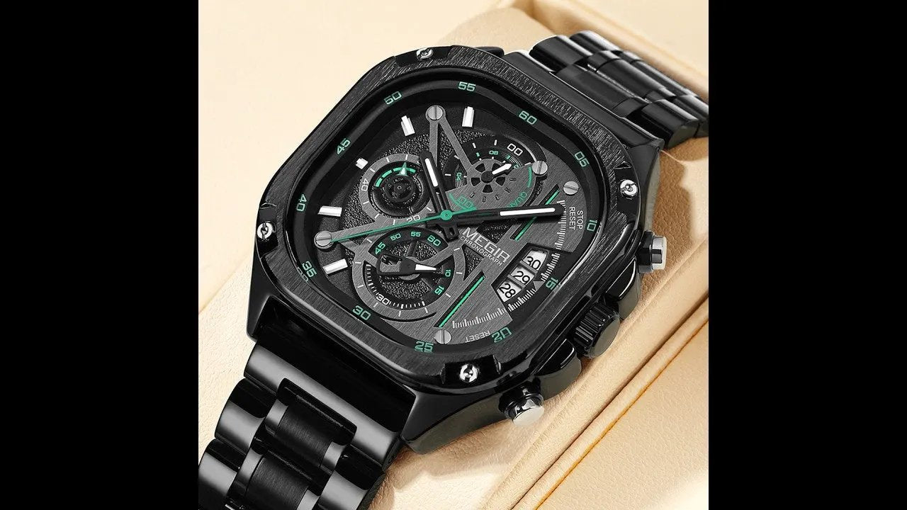 MEGIR Sports Military Watches for Men Luxury Business Casual Wristwatches Waterproof Date Clock Chronograph Reloj Hombre 2217 by MEGIR WATCH GROUP
