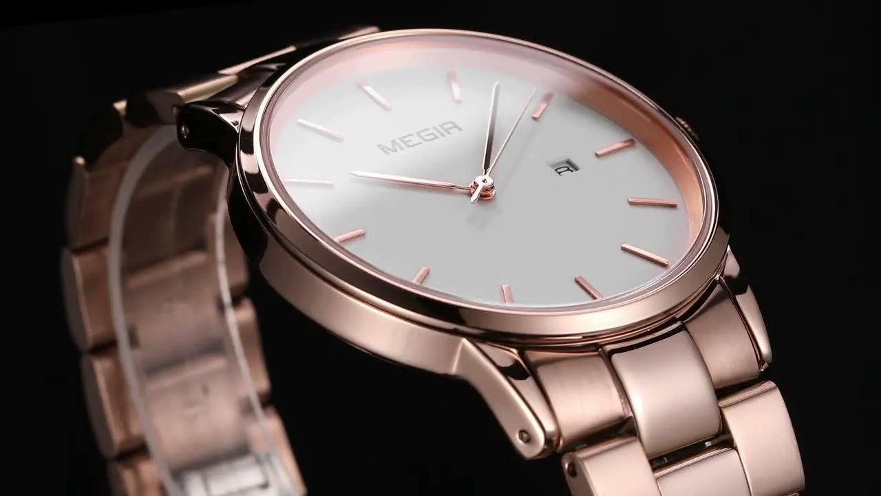 MEGIR Quartz Watch for Men Top Brand Luxury Steel Band Wristwatches Business Casual Date Clock Waterproof Relogio Masculino 2164 by MEGIR WATCH GROUP