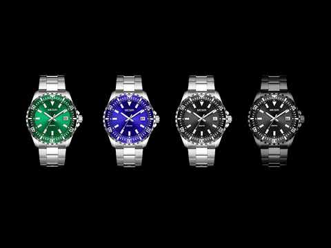 MEGIR Fashion Men Watches Top Luxury Stainless Steel Quartz Wristwatch Calendar Luminous Clock Large Dial Relogio Masculino 2064AG by MEGIR WATCH GROUP