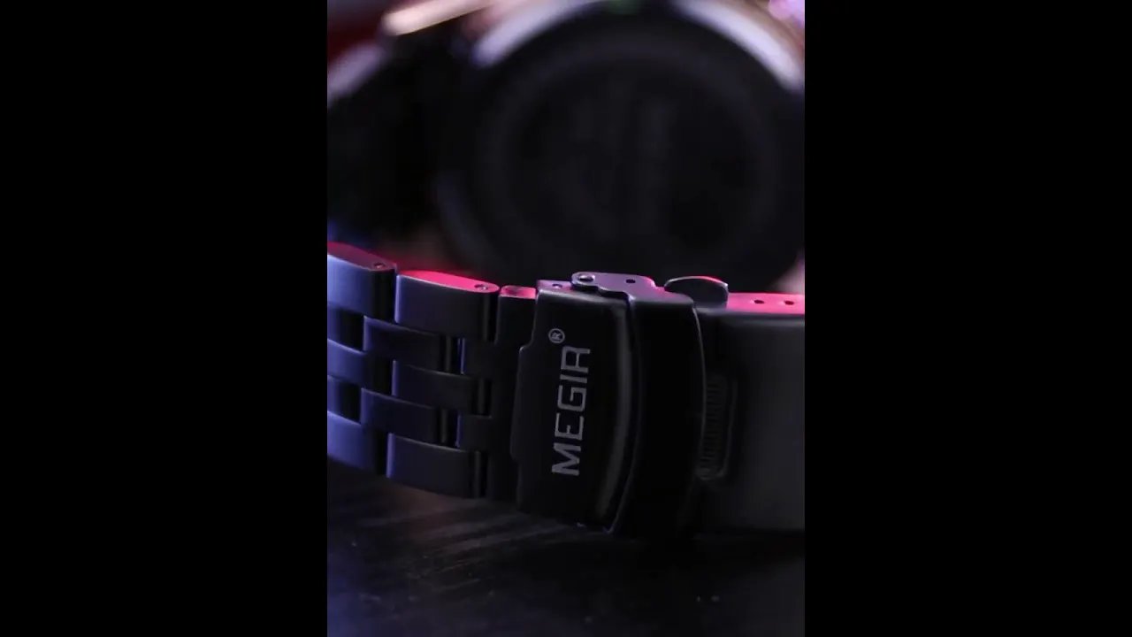 MEGIR Fashion Men Watches Luxury Business Wristwatch Stainless Steel Quartz Watch Calendar Luminous Man Clock Relogio Masculino 2154 by MEGIR WATCH GROUP