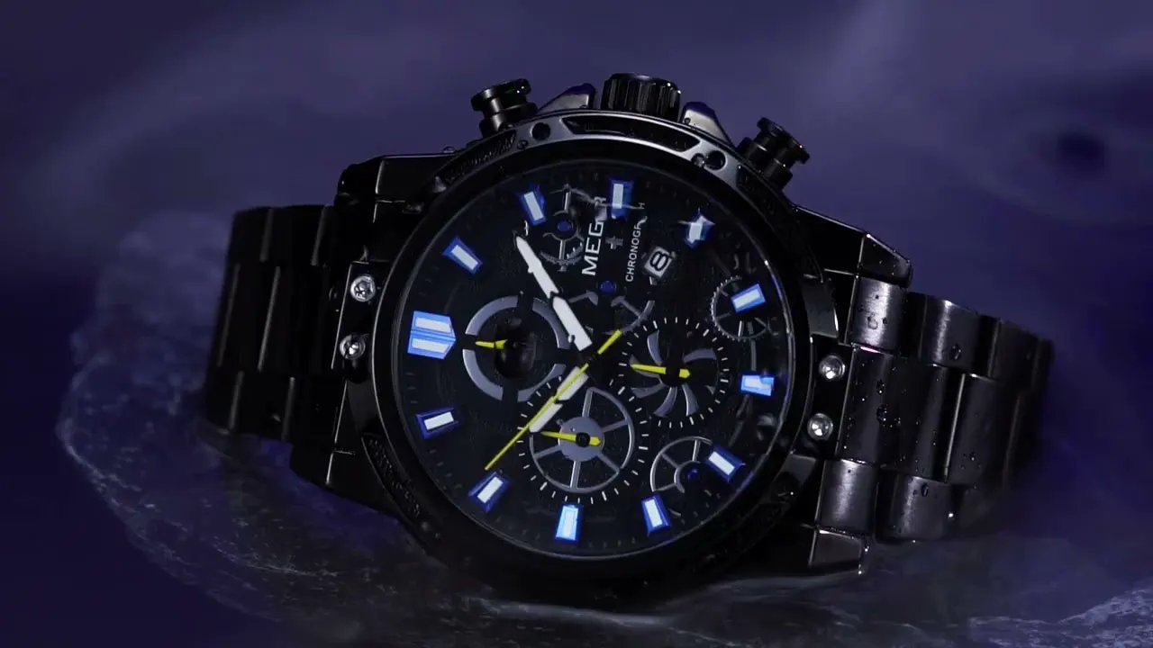 MEGIR Luxury Business Watches for Man Stainless Steel Strap Quartz Casual Wristwatch Waterproof Calendar Men Chronograph 2108 by MEGIR WATCH GROUP