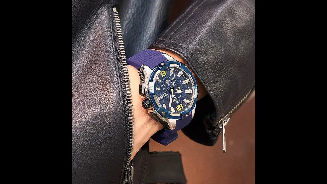 MEGIR Men's Chronograph Original Top Luxury Sports Military Watches for Men Date Luminous Wristwatches Clock Relogio Masculino 2161 by MEGIR WATCH GROUP