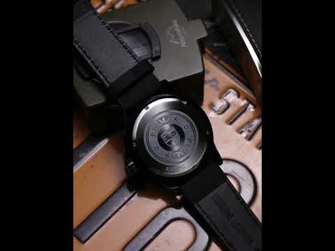 RUIMAS Luxury Men Watches Leather Strap Sport Casual Wristwatches Waterproof Luminous Date Clock Big Dial Montre Homme 302 by MEGIR WATCH GROUP