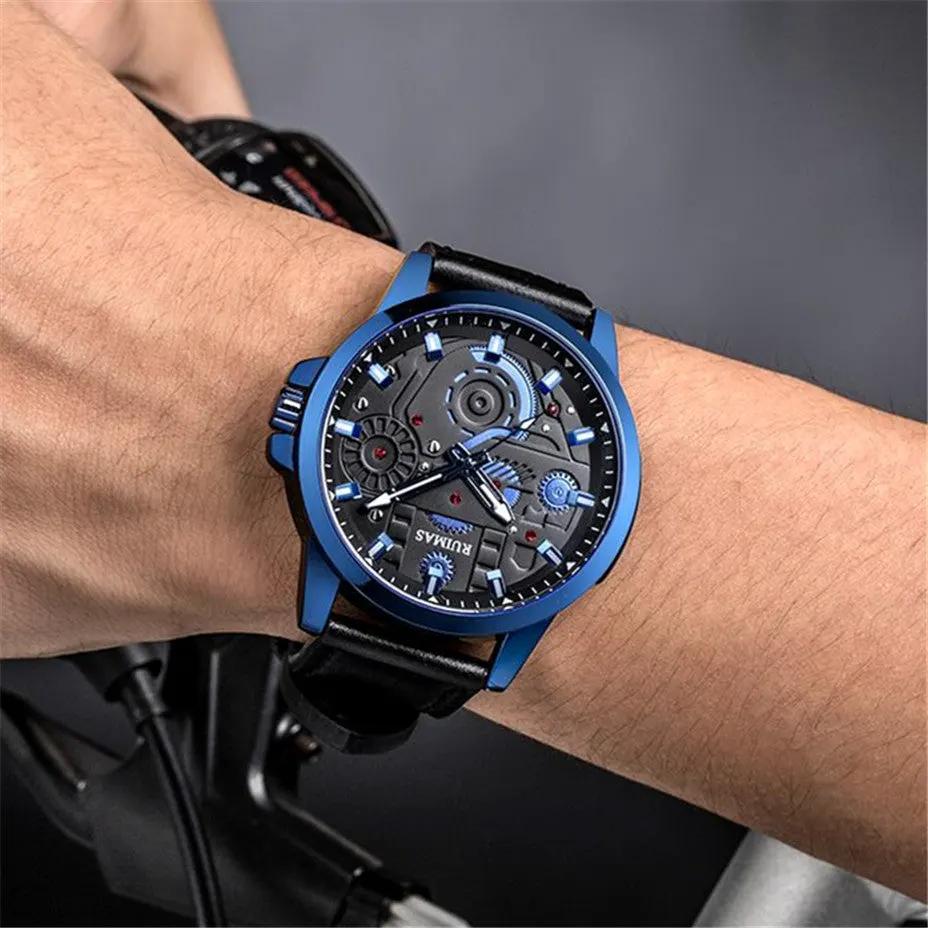 RUIMAS Watches Men's Casual Sport Watches Luxury Military Quartz Wrist Watch Chronograph Waterproof Man Clock Montre Homme 307 by MEGIR WATCH GROUP