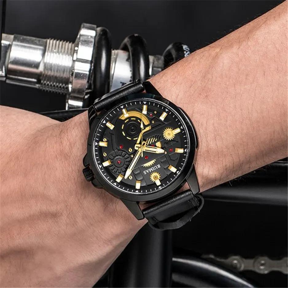 RUIMAS Watches Men's Casual Sport Watches Luxury Military Quartz Wrist Watch Chronograph Waterproof Man Clock Montre Homme 307 by MEGIR WATCH GROUP