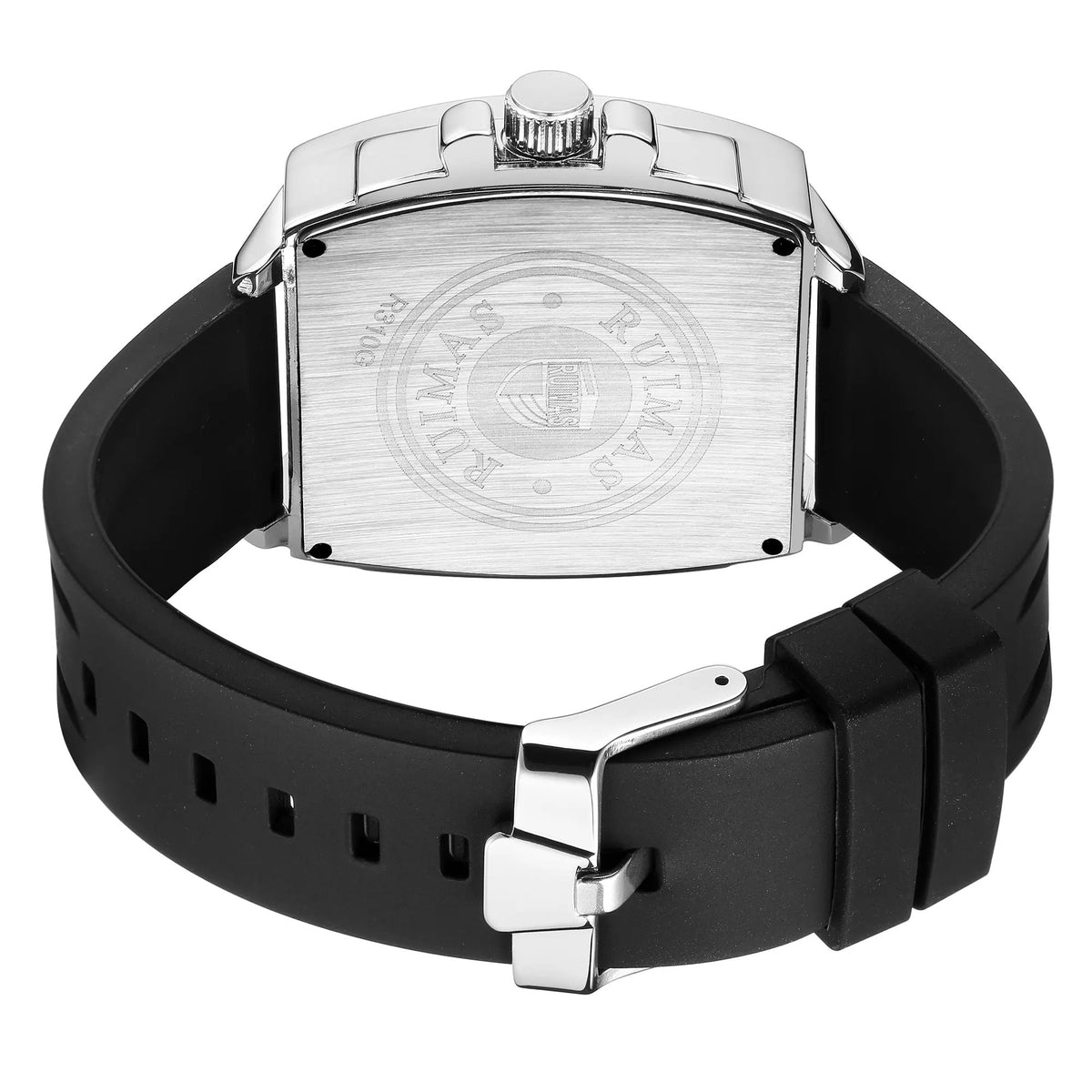 RUIMAS Luxury Fashion Men Sports Quartz Wrist Watches Waterproof Luminous Large Dial Casual Wristwatch Silicone Montre Homme 310 by MEGIR WATCH GROUP