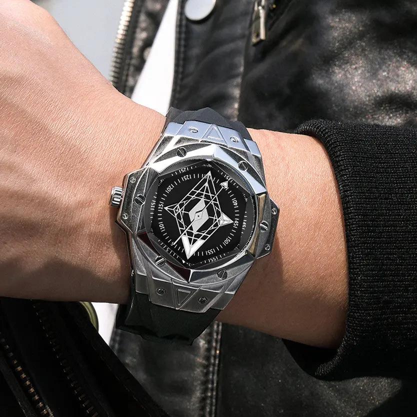 RUIMAS Brand Watches for Men Luxury Quartz Movement Sport Casual Wristwatches Unique Design Waterproof Clock Relogio Masculino 330 by MEGIR WATCH GROUP