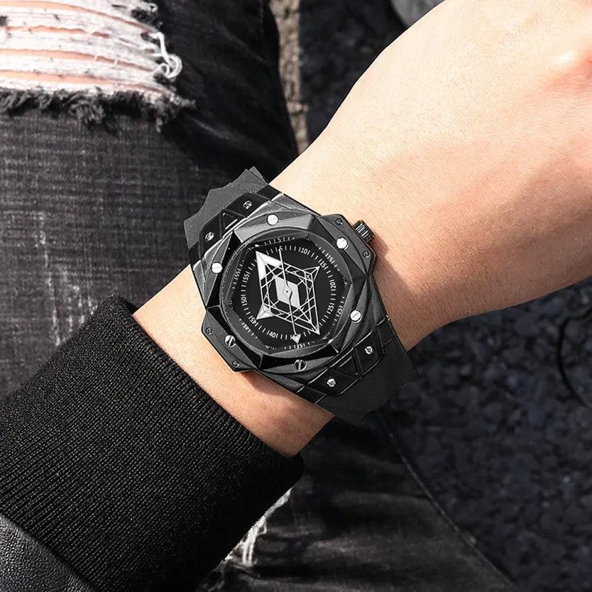 RUIMAS Brand Watches for Men Luxury Quartz Movement Sport Casual Wristwatches Unique Design Waterproof Clock Relogio Masculino 330 by MEGIR WATCH GROUP