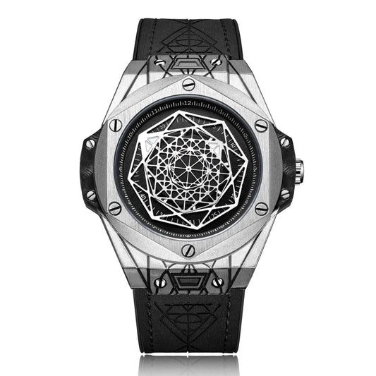 RUIMAS Men's Watches Fashion Sport Quartz Watch for Men Reloj Hombre Leather Belt Wrist Watch Waterproof Casual Clock 533 by MEGIR WATCH GROUP