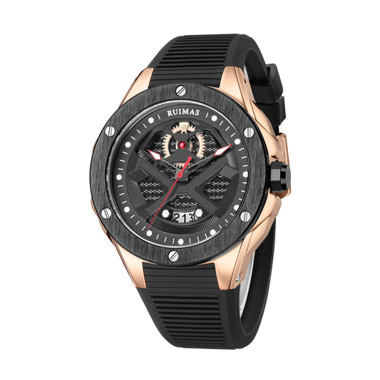 RUIMAS Brand Fashion Sport Watches for Men Quartz Silicone Band Wrist Watch Date Waterproof Wristwatches Clock Relogio Masculino 546 by MEGIR WATCH GROUP