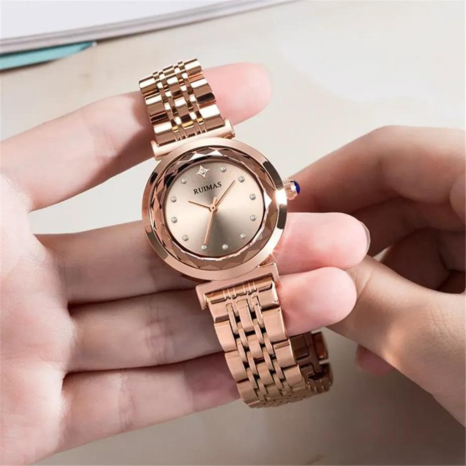 RUIMAS Women Bracelet Watches Brand Luxury Quartz Watch Fashion Casual Business Female Wristwatch Dress Clock Montre Homme 563 by MEGIR WATCH GROUP