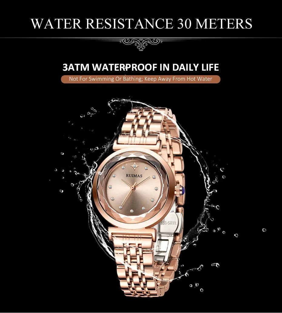 RUIMAS Women Bracelet Watches Brand Luxury Quartz Watch Fashion Casual Business Female Wristwatch Dress Clock Montre Homme 563 by MEGIR WATCH GROUP