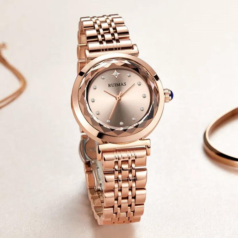 RUIMAS Women Bracelet Watches Brand Luxury Quartz Watch Fashion Casual Business Female Wristwatch Dress Clock Montre Homme 563 by MEGIR WATCH GROUP