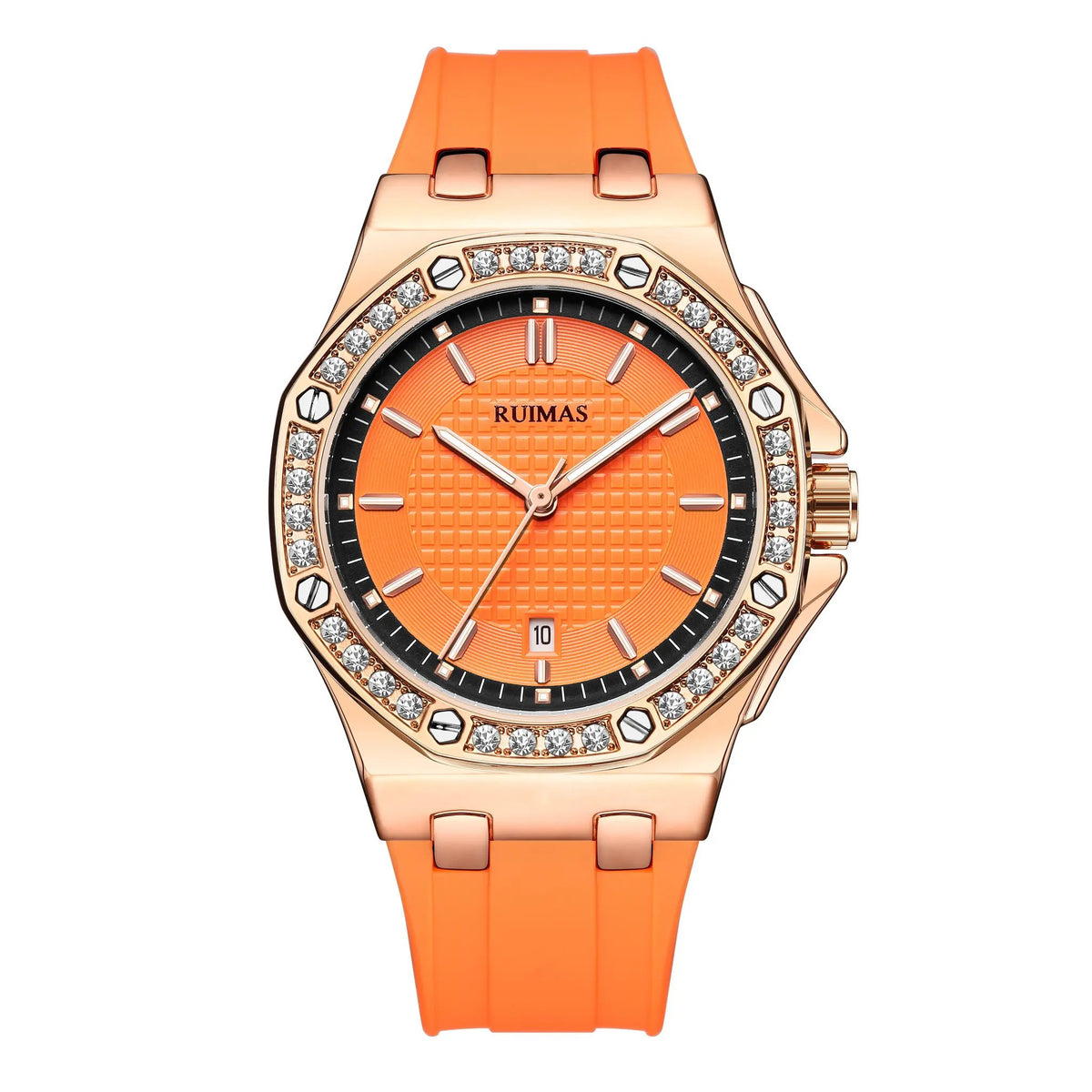 RUIMAS Women Bracelet Quartz Watches Luxury Fashion Ladies Diamond Large Dial Female Elegant Wristwatches Clock Montre Femme 339 by MEGIR WATCH GROUP