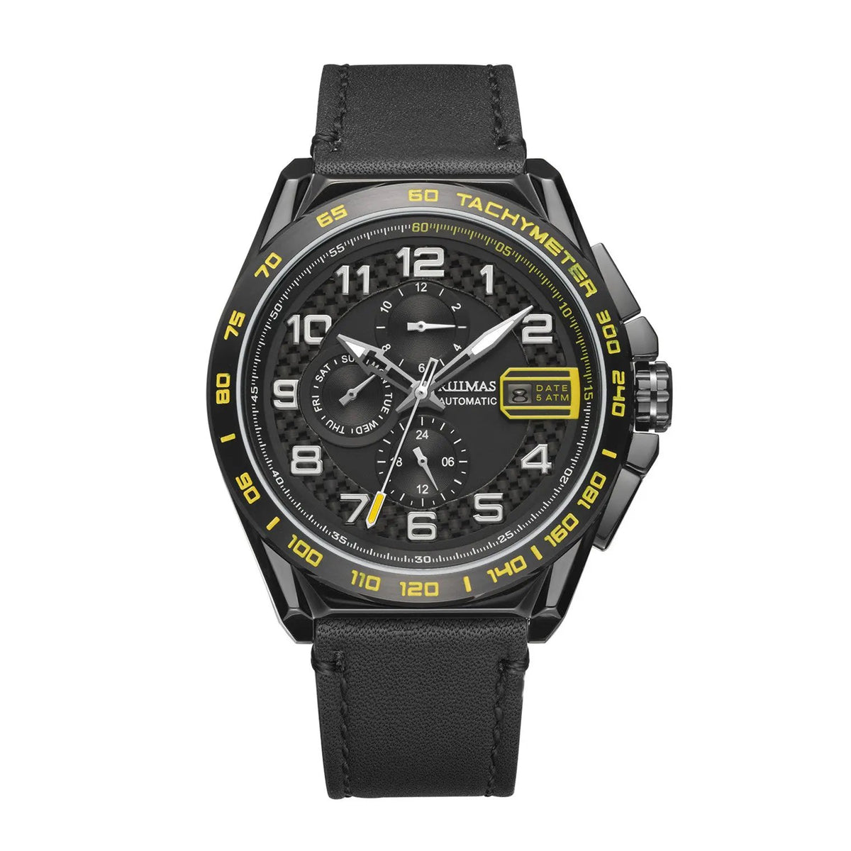 RUIMAS Luxury Men Watches Automatic Mechanical Watch Fashion Sport Casual Wristwatch Leather Strap Luminous Date Male Clock 6771 by MEGIR WATCH GROUP