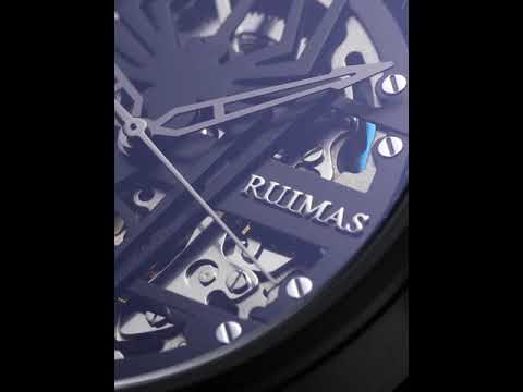 RUIMAS Mens Watches Leather Sports Watches Men's Army Military Wrist Watch Automatic Mechanical Male Clock Reloj Hombre 6787 by MEGIR WATCH GROUP